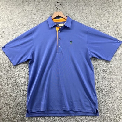 Camisa polo de golf Donald Ross para hombre cardo grande manga corta Foto 1 de 4