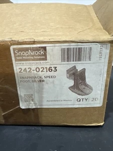 SnapNrack Silver Speed Foot 242-02163 (Caja de 20) - Imagen 1 de 7