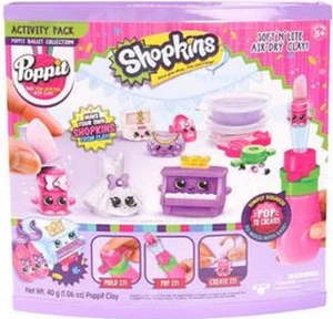 Poppit S1 Temporada 1 Shopkins Ballet Colección Paquete de Actividades Arcilla Seca al Aire - Imagen 1 de 3
