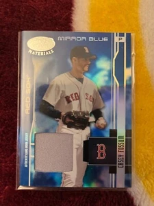 2003 Leaf Certified Mirror Blue GU jersey card Casey Fossum 009/100 Red Sox - Picture 1 of 2