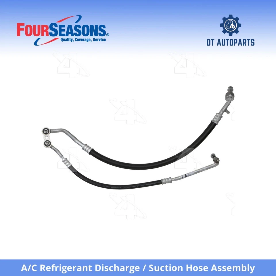 Conjunto de manguera de línea de succión de descarga para Chevrolet K1500 1988-89 4 estaciones Foto 1 de 4