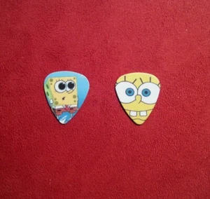 Spongebob Schwammkopf Gitarre Plektrum Set Cartoon Animation Sammlerstück Geschenk - Bild 1 von 2