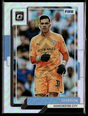2022-23 Panini-Donruss Optic Silver Holo Prizm Ederson #159 Manchester City - Imagem 1 de 2