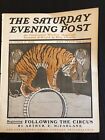 Illustrated  Saturday Evening Post October 17th 1903 Circus C. L. Bull Cover Art