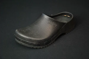 Birkenstock Profi Super Birkis Boston Clogs 40 L 9 M 7 Mules Black Garden sHOES - Picture 1 of 7