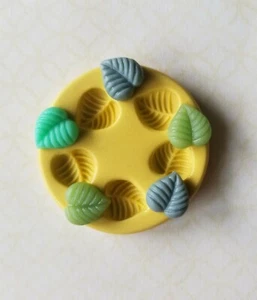 Blatt Silikonform Fondant Schokolade Fimo Gießform Zuckerform - Bild 1 von 4
