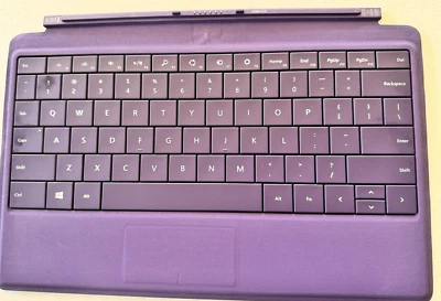 Microsoft Surface RT / 2 / Pro 1 / Pro 2 Type Cover 2 Keyboard 1561 Purple - Image 1 of 4