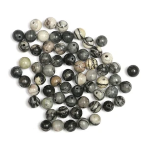 Natural Gemstone Round Spacer Loose Beads 4mm 6mm 8mm Assorted Stones DIY Making - Picture 1 of 51