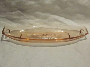 Heisey Octagon Flamingo Celery Tray - Picture 1 of 1