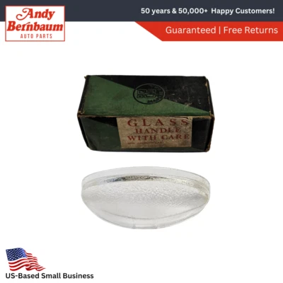 Lente transparente placa de licença Desoto Chrysler 1937-1938 668375 nova na caixa - Imagem 1 de 4