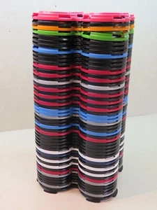 50 insgesamt, gemischte Farben 4er Pack Bier Dosenhalter: Viererpack für 12 oder 16 Unzen Dosen - Bild 1 von 4