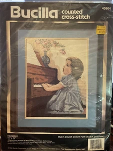 HARMONY, Buclila Counted Cross Stitch Kit #40904, Based on Bessie Pease Gutman - Picture 1 of 2
