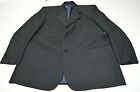 Corte Fiel  Men's Coat Two Front Button Notched Collar Black Size 42
