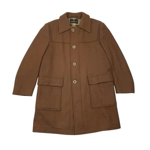 Vintage Zero King Jacket Blanket Lined Wool Button Up Coat Men’s Sz 42 Made USA - Picture 1 of 15