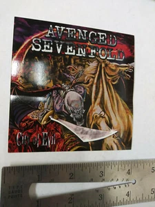 Authentic Original Licensed AVENGED SEVENFOLD Promo Sticker City of Evil 2005 - Picture 1 of 2