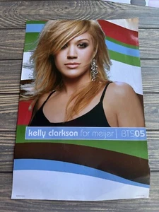Kelly Clarkson For Meijer BTS05 Promo Poster 17x11 Inches - Picture 1 of 2