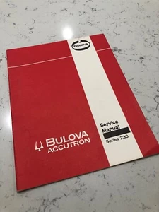 Accutron 230 Service Manual - Picture 1 of 2