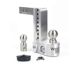 Receptor de enganche de caída Weigh Safe 2" aluminio clase IV 8" 12,5 K WS8-2 ¡Nuevo! - Imagen 1 de 5