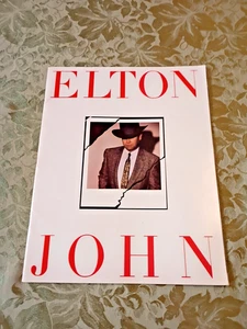 ELTON JOHN - BREAKING HEARTS TOUR 1984 Concert Program w Concert Ticket Stub - Picture 1 of 19