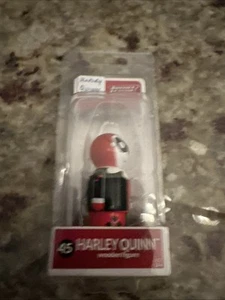 DC Justice League Pin Mate Wooden Figure Harley Quinn #45 - Picture 1 of 4