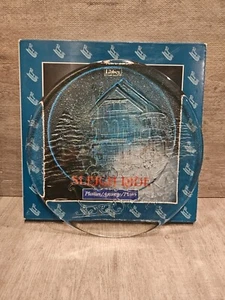Christmas Sleigh Ride Platter Plate Libbey Glass Company 13" Decorative Box NEW - Picture 1 of 9