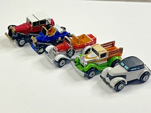 Micro Machines Antiques Collection #28 Galoob, 1990, Full Set Model T Bugatti  - Picture 1 of 22