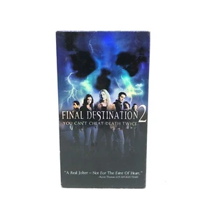 Final Destination 2 You Cant Cheat Death Twice Movie VHS w Cover - Picture 1 of 4