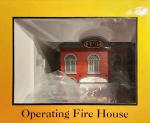 Railking By MTH O Scale Operating Fire House 30-9102 - Picture 1 of 9