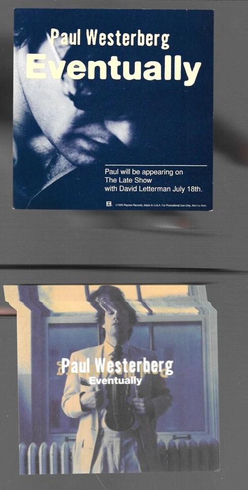 The Replacements, Paul Westerberg - Eventually 1996 Promo Card - Reprise - Image 1 of 1