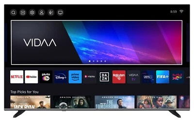 JVC Fernseher 43 Zoll VIDAA Smart TV Full HD HDR LED Triple-Tuner LT-43VDF5455