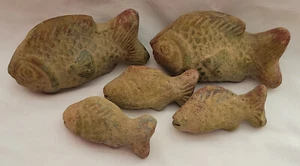 Rustic Fish Clay Pottery - Double Sided - Made in New Mexico - Handmade - Picture 1 of 3