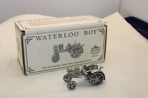 John Deere Waterloo Boy Tractor Pewter 1990 Parts Expo By SpecCast 1/43rd Scale - Picture 1 of 3