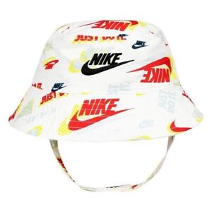 NIKE  Futura Bucket Hat - Picante Red - Infant 12-24 Months - UPF 40+