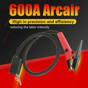 600A Arcair Carbon Arc Gouging Torch with Cables Grooves Machining Tool - Picture 1 of 7
