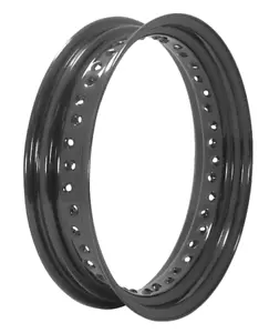 Black 16" x 3.5" 40 Drop Center Spoke Front Rear Wheel Hoop Rim For Harley 53040 - Picture 1 of 2