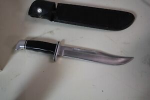 Buck 120 General Fixed Blade Knife + Leather sheath