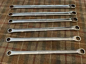 Snap-On 6 Stck. 14-19 mm 12pt metrisch Flankenantrieb Kombination Spezialeinsätze Ringschlüssel - Bild 1 von 20
