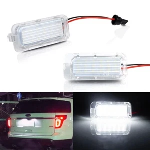2x White LED License Plate Lights For 2015-2020 Ford Edge Transit 150/250/350HD - Foto 1 di 17