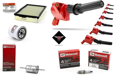 Tune Up Kit 2011 Lincoln Town Car High Performance Ignition Coil DG508 SP493 - Image 1 of 4
