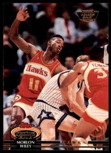 1992-93 Stadium Club Members Only #283 Morlon Wiley Atlanta Hawks - Picture 1 of 2