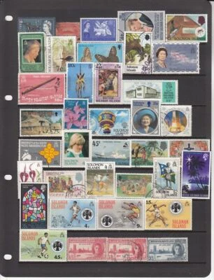 Solomon Islands - 243no. MINT & used stamps (1907-2020) (CV $232) (65% OFF SALE) — 第 1/4 张图片