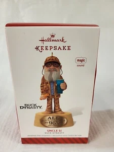 2014 HALLMARK RECUERDO ORNAMENTO SONIDO MÁGICO PATO DINASTÍA TÍO SI - Imagen 1 de 3