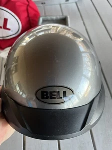 Bell Pit Boss motorcycle half helmet XS/S - Solid Gray - Picture 1 of 7