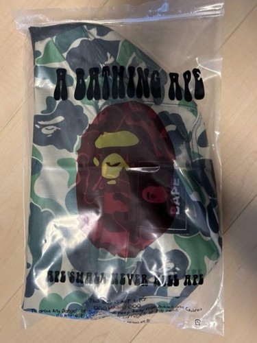 A BATHING APE (BAPE) Borsa a tracolla BAPE A Bathing Ape verde mimetico primavera 2021 rivista Giappone.