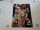Advertising Italian Pubblicità * TENNIS *  BJORN BORG + FILA ( 1980 )