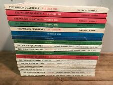 18 vintage issues Wilson Quarterly / Woodrow Wilson Center magazine books 1980s