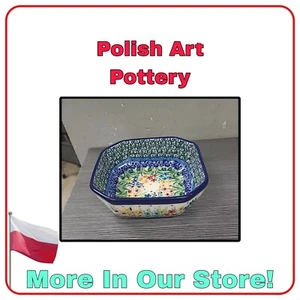 CERAMIKA ARTYSTYCZNA 5" Dessert Bowl Colors Of The WinD POLISH ART POTTERY - Picture 1 of 6