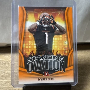 2023 Panini Rookies & Stars - Standing Ovation Ja'Marr Chase #SO-8 Orange /125 - Picture 1 of 3