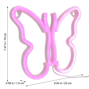 LED Butterfly Light Lamp Cute Lights for Bedroom Decorative Night - Bild 1 von 10