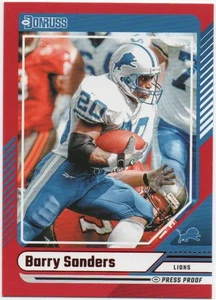 Barry Sanders 2024 PANINI DONRUSS FOOTBALL Press Proof Red #266 Lions - Picture 1 of 2